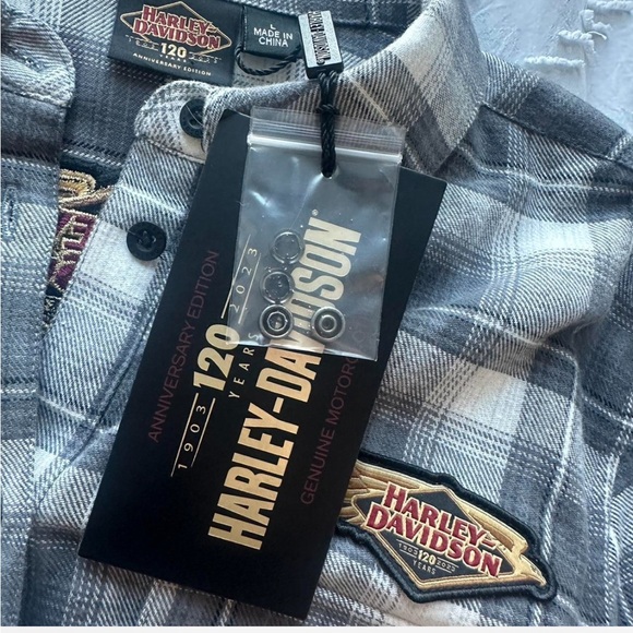 NWT Harley Davidson Flannel - Picture 5 of 7